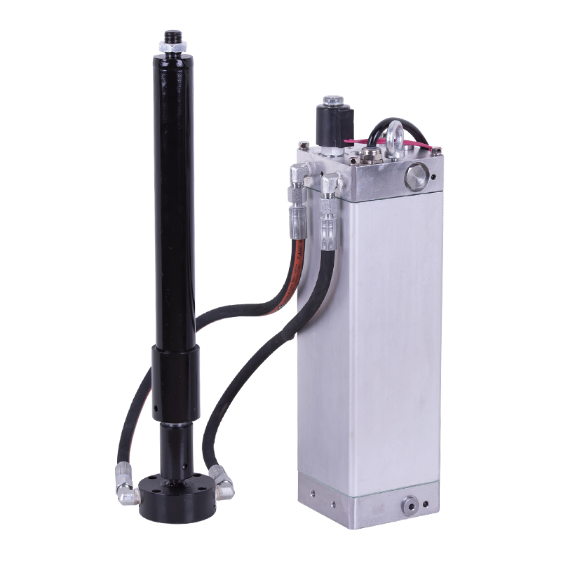 Split multistage cylinder lifting column power unit